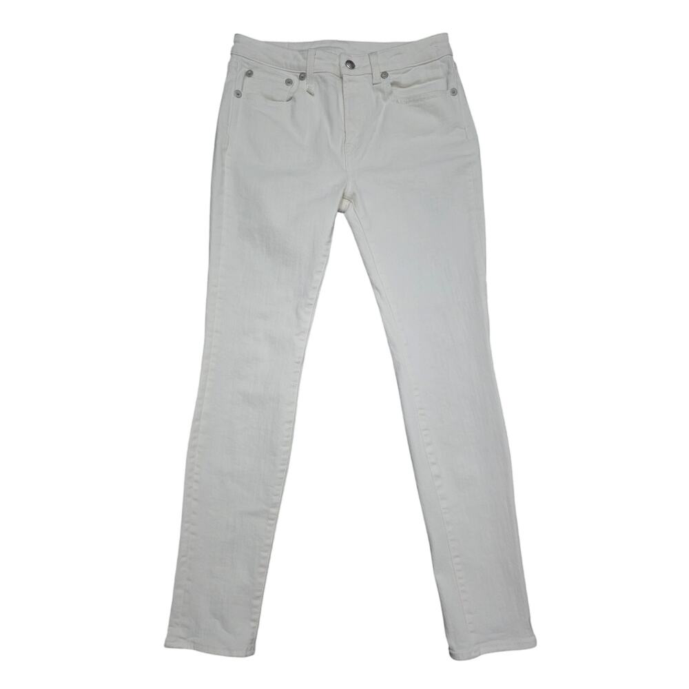 R13 Allison Skinny Rinsed White Jeans Size 27